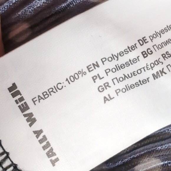 3/$20 Tally Reijl Relaxed Camisole Top Polka Dot Tank Womens Size Small Black - Picture 14 of 16